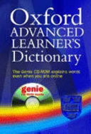 Copertina  ADVANCED LEARNER'S DICTIONARY + CD