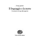 Copertina  IL LINGUAGGIO E LA MORTE