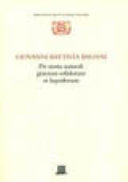 Copertina  De motu naturali gravium solidorum et liquidorum
