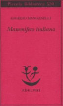Copertina  MAMMIFERO ITALIANO