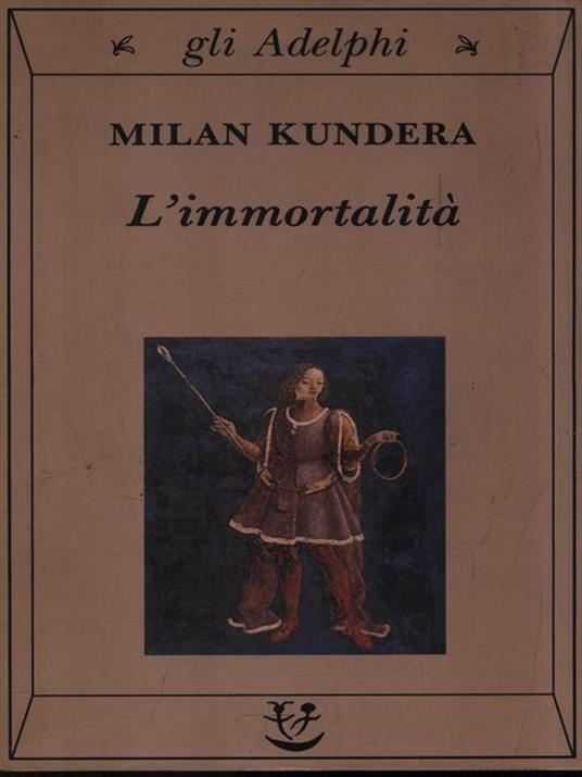 Copertina  L'IMMORTALITÀ