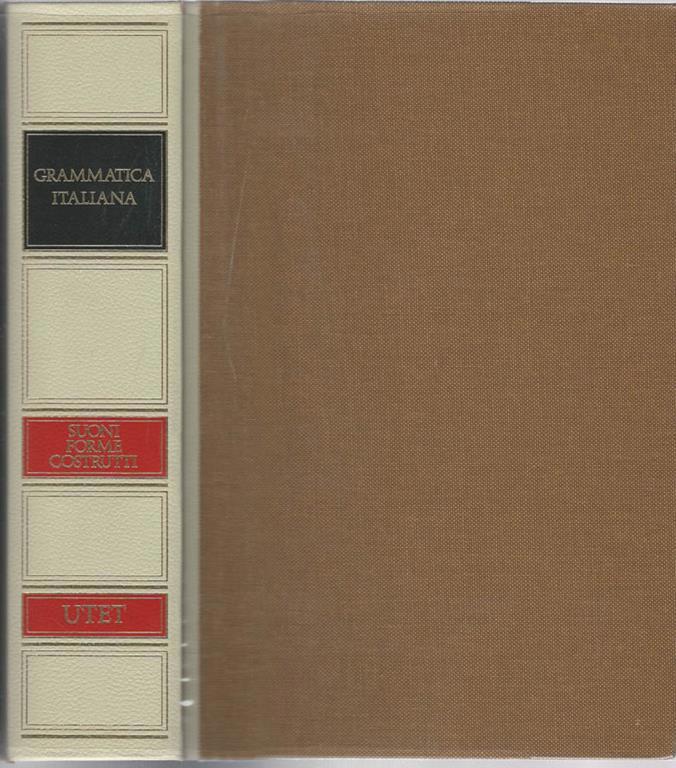 Copertina  GRAMMATICA ITALIANA