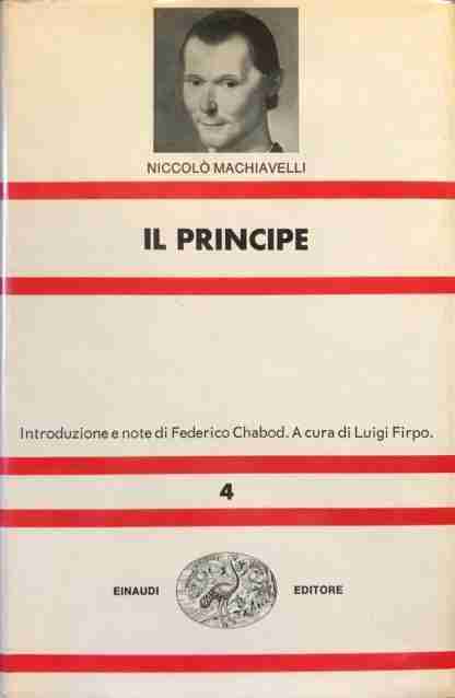 Copertina  IL PRINCIPE
